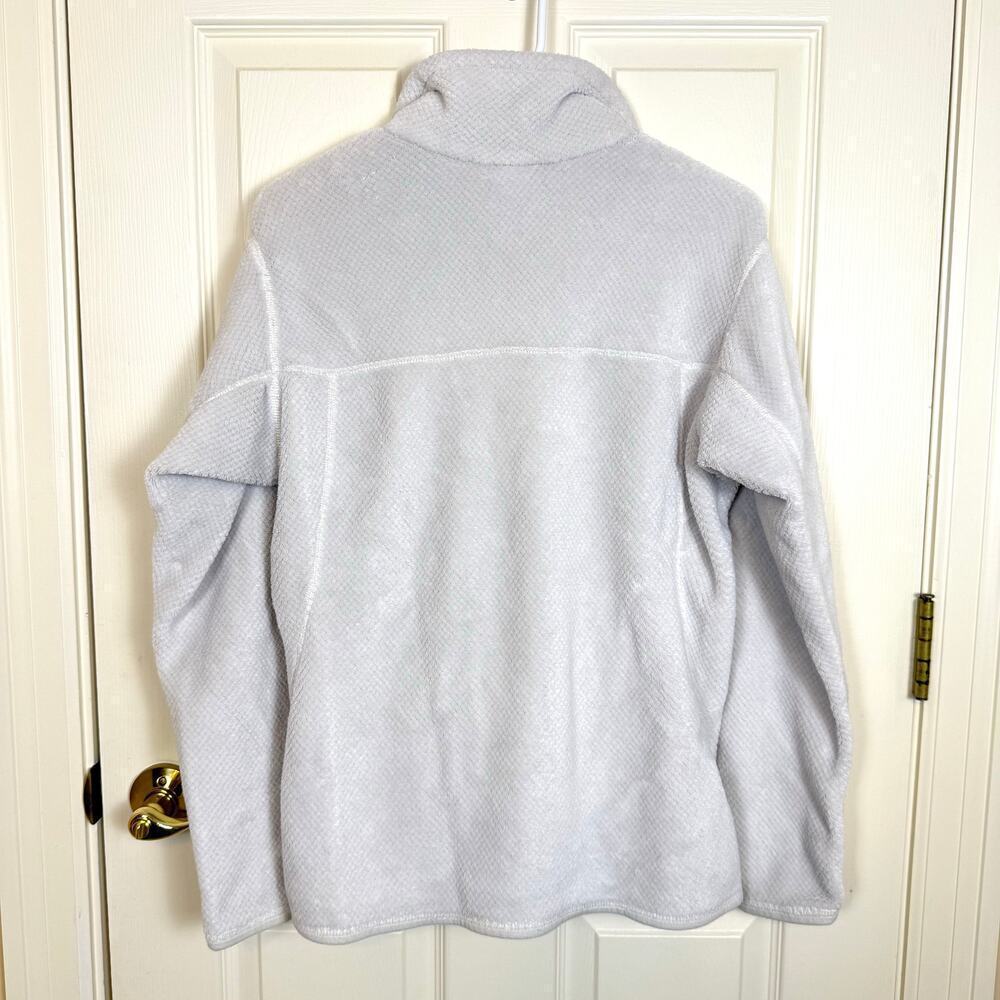 Patagonia Women’s Synchilla Snap-T Fleece Pullover Jacket Off White Quarter Snap - Picture 2 of 4